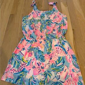 Lilly Pulitzer Pink and Blue Floral Dress